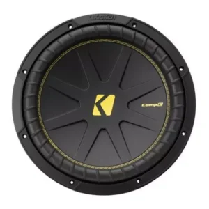 Kicker 50CWCS124 Sub CompC 12 Inch Single Voice Coil Car Subwoofer 4Ohm 300w RMS