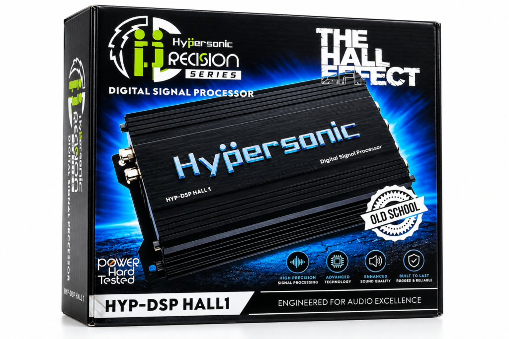 Hypersonic HYP-DSP HALL 1 Digital Sound Processor – Premium Car Audio Sound Enhancement DSP with Remote Control